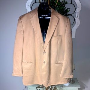 Men’s vintage sportcoat size 50 regular super suede by meeting Street
